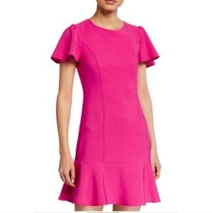 Betsey Johnson Sz 2 Pink Ruffle Dress - New with Tags